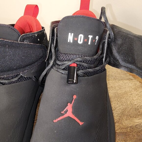 NIKE Air Jordan Why Not? Zer0.1 Black and Reds - Picture 2 of 11